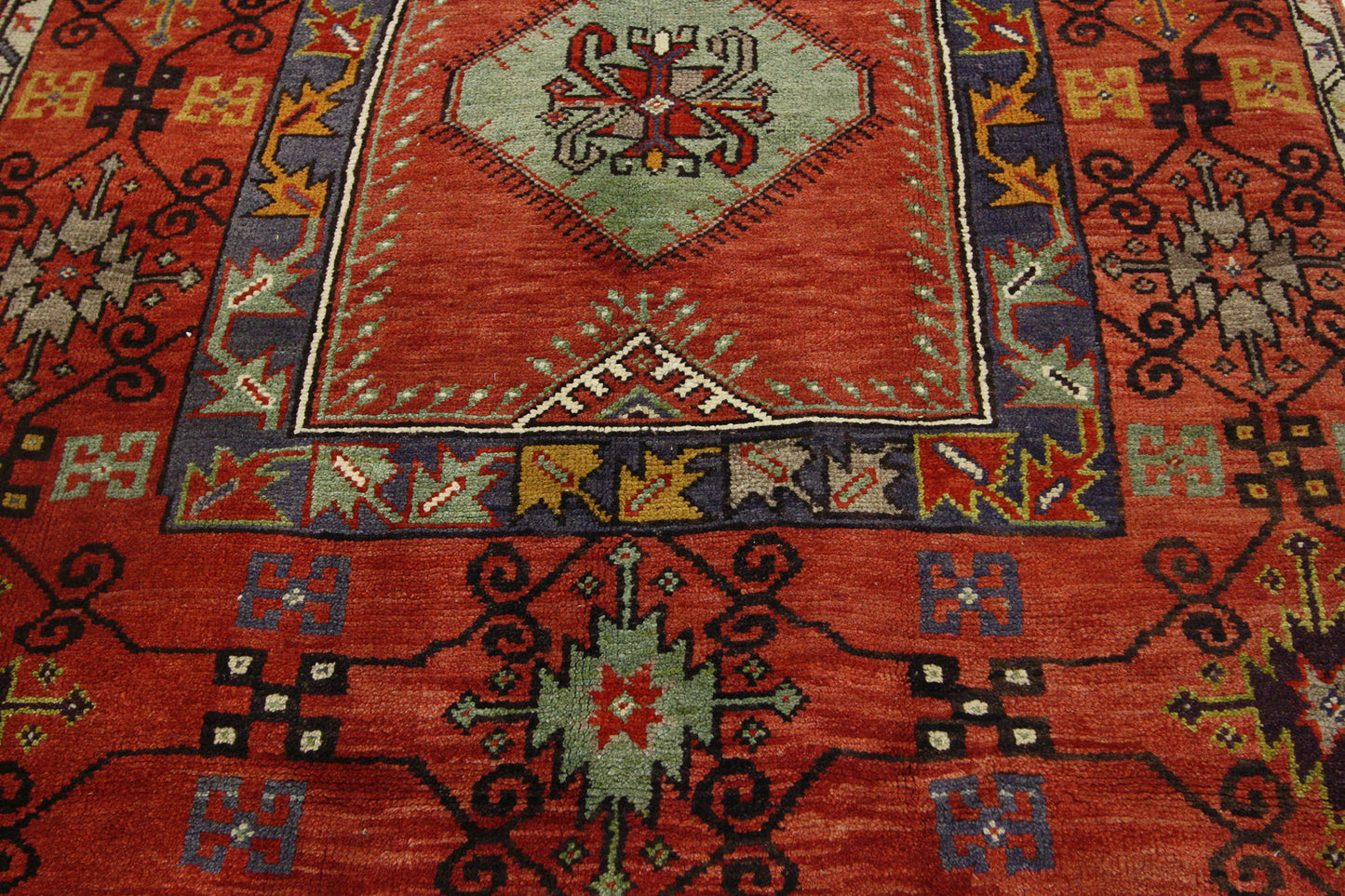 4 x 7 Vintage Oushak Rug 52391