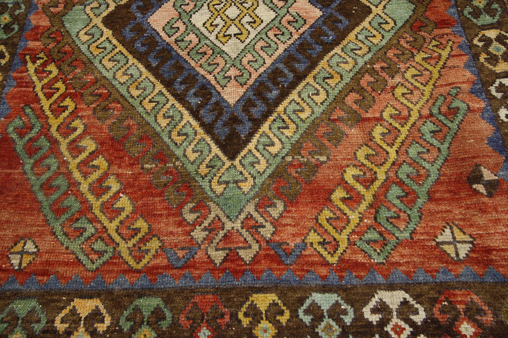 3 x 10 Vintage Turkish Oushak Runner 52396
