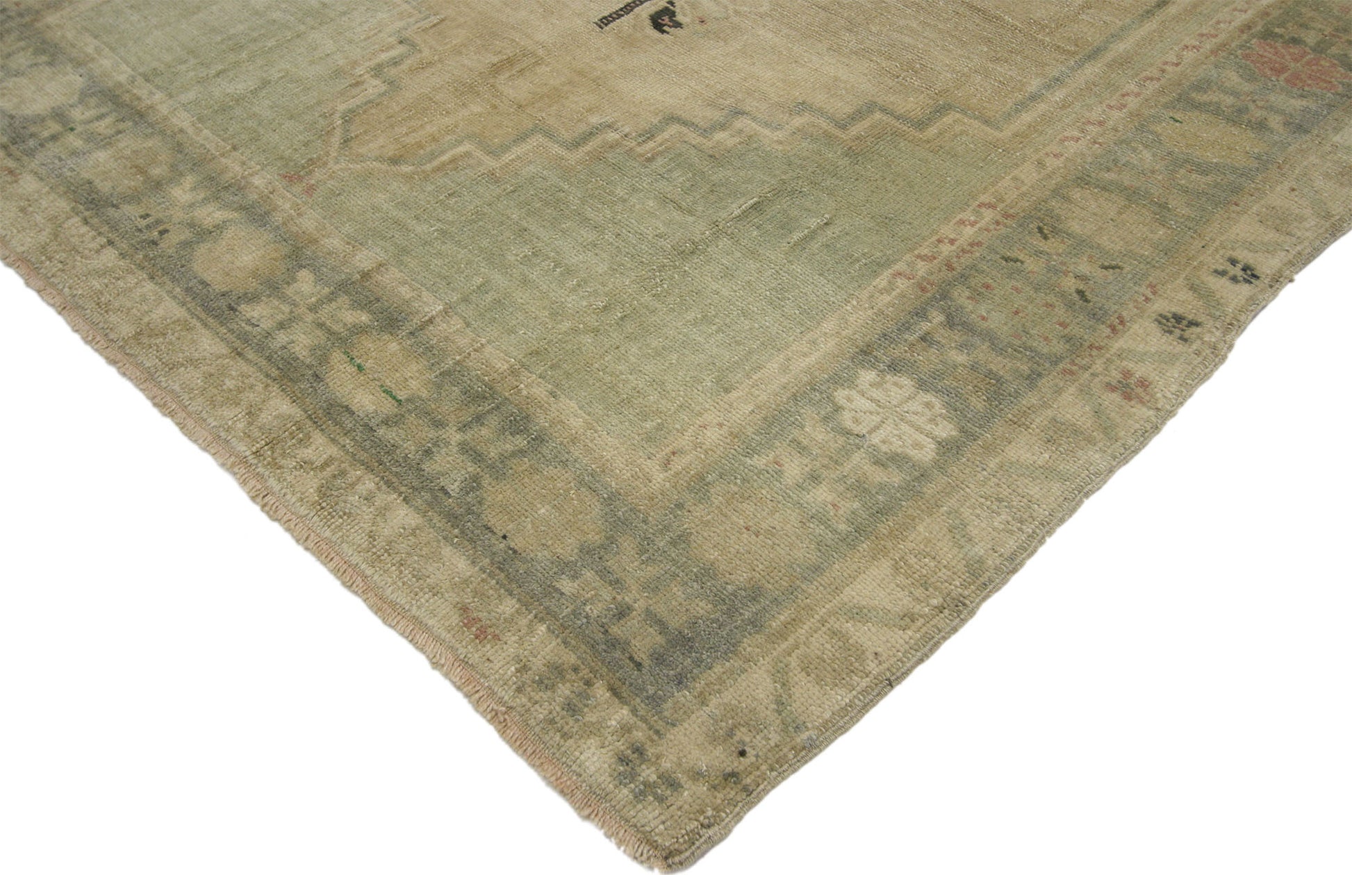 4 x 5 Vintage Oushak Rug 52397