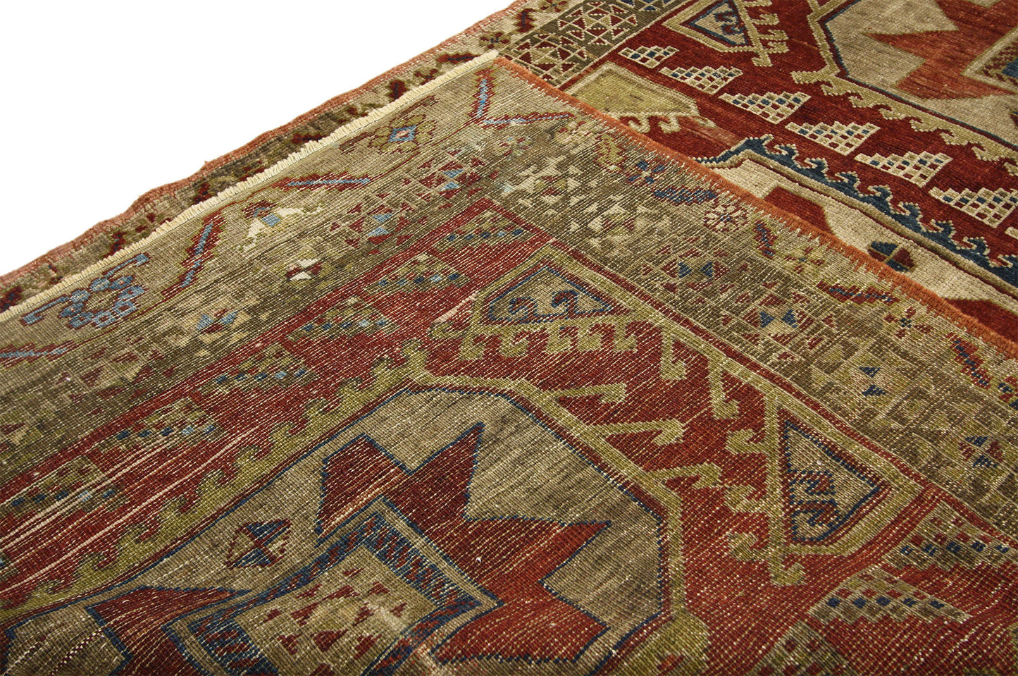 4 x 10 Vintage Turkish Oushak Runner 52398