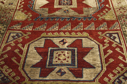 4 x 10 Vintage Turkish Oushak Runner 52398
