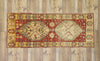 4 x 10 Vintage Turkish Oushak Rug 52404