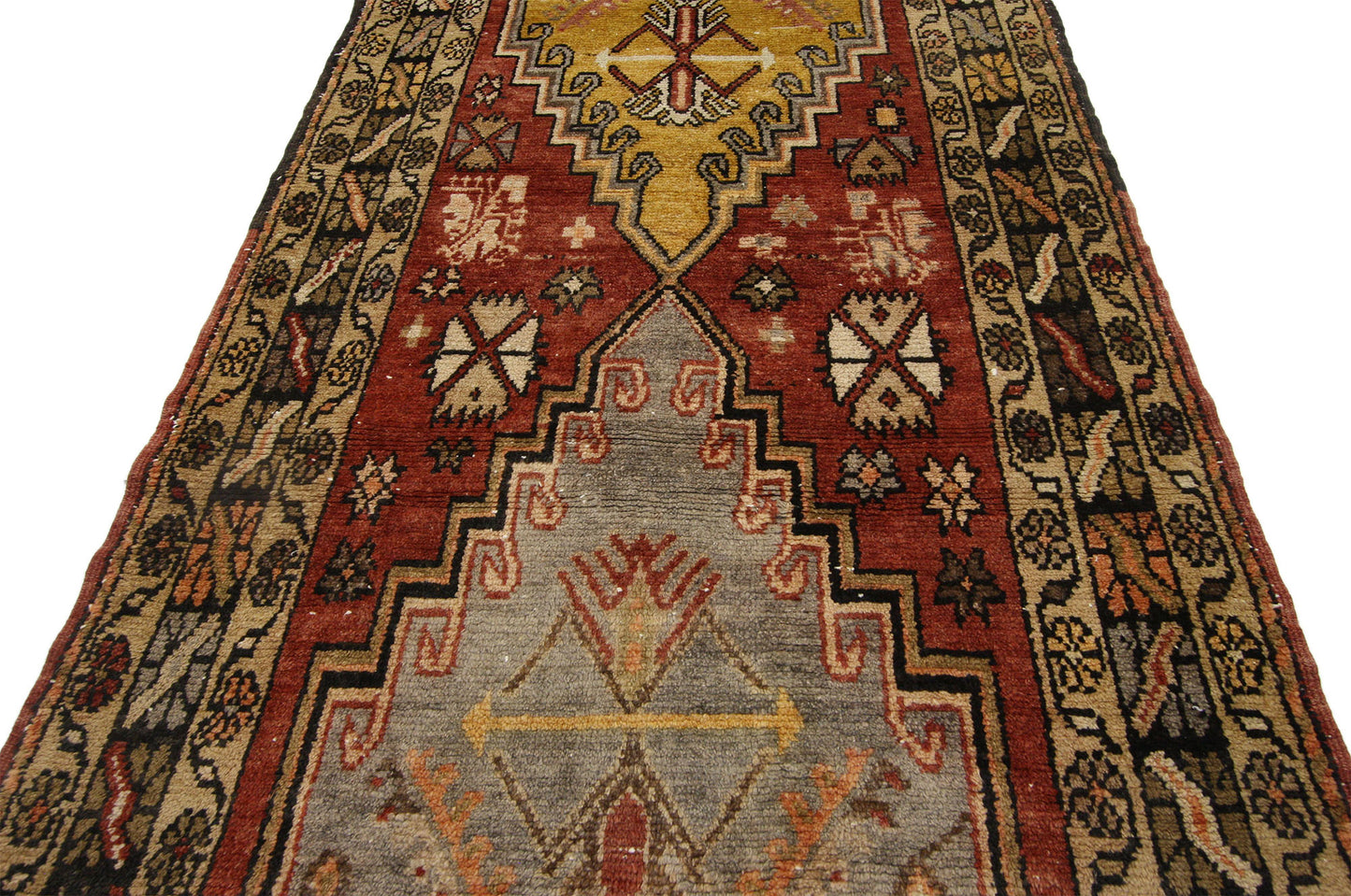3 x 11 Vintage Oushak Runner 52405