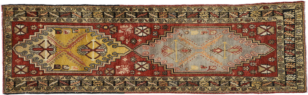 3 x 11 Vintage Oushak Runner 52405