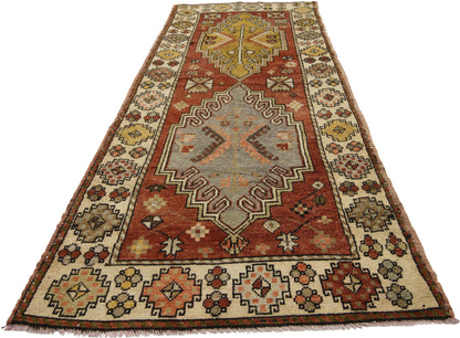 3 x 10 Vintage Turkish Oushak Rug 52406