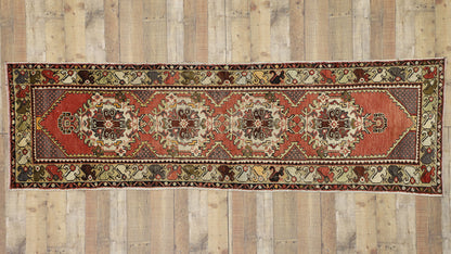 3 x 10 Vintage Turkish Oushak Rug 52408