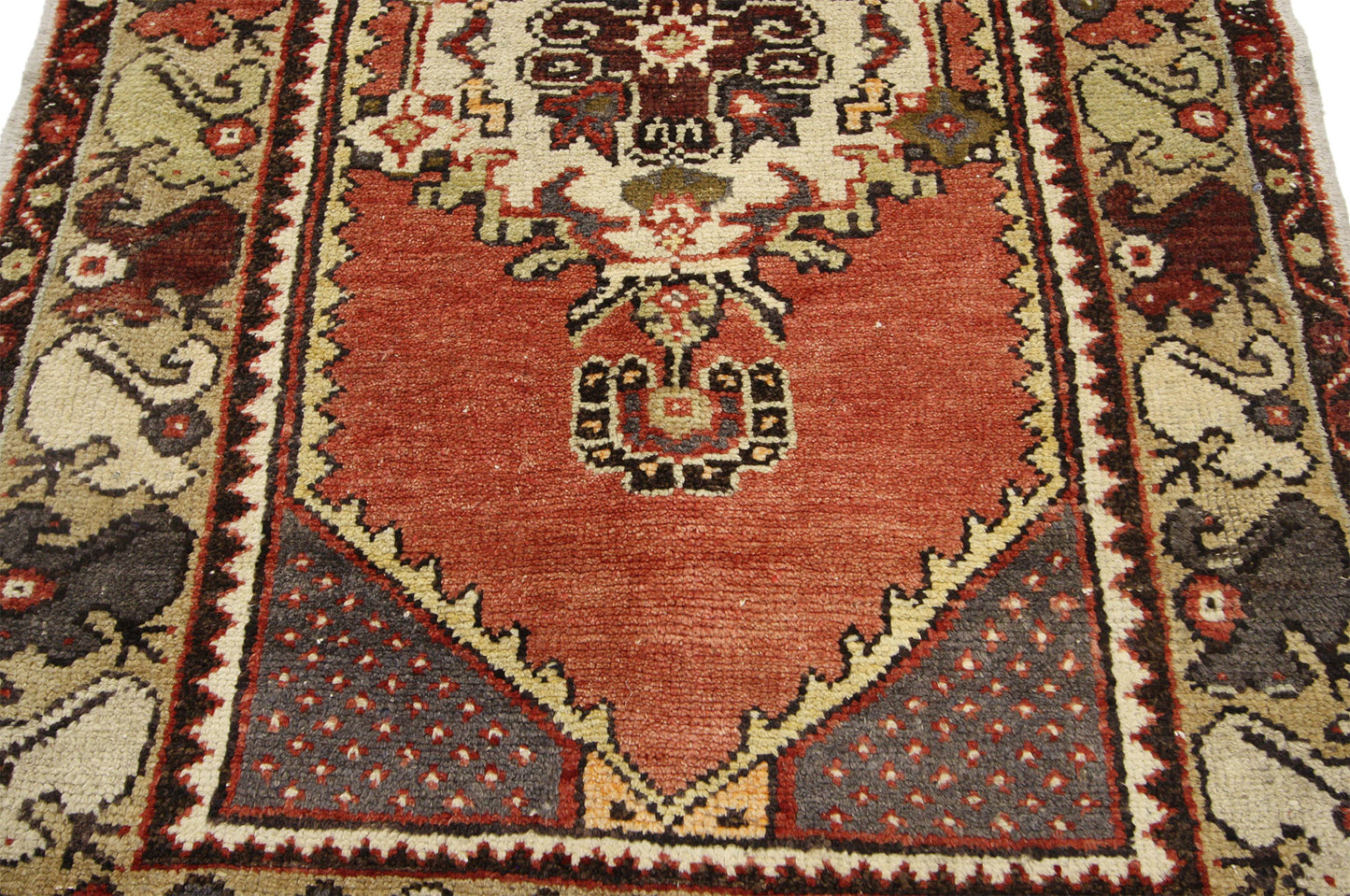 3 x 10 Vintage Turkish Oushak Rug 52408