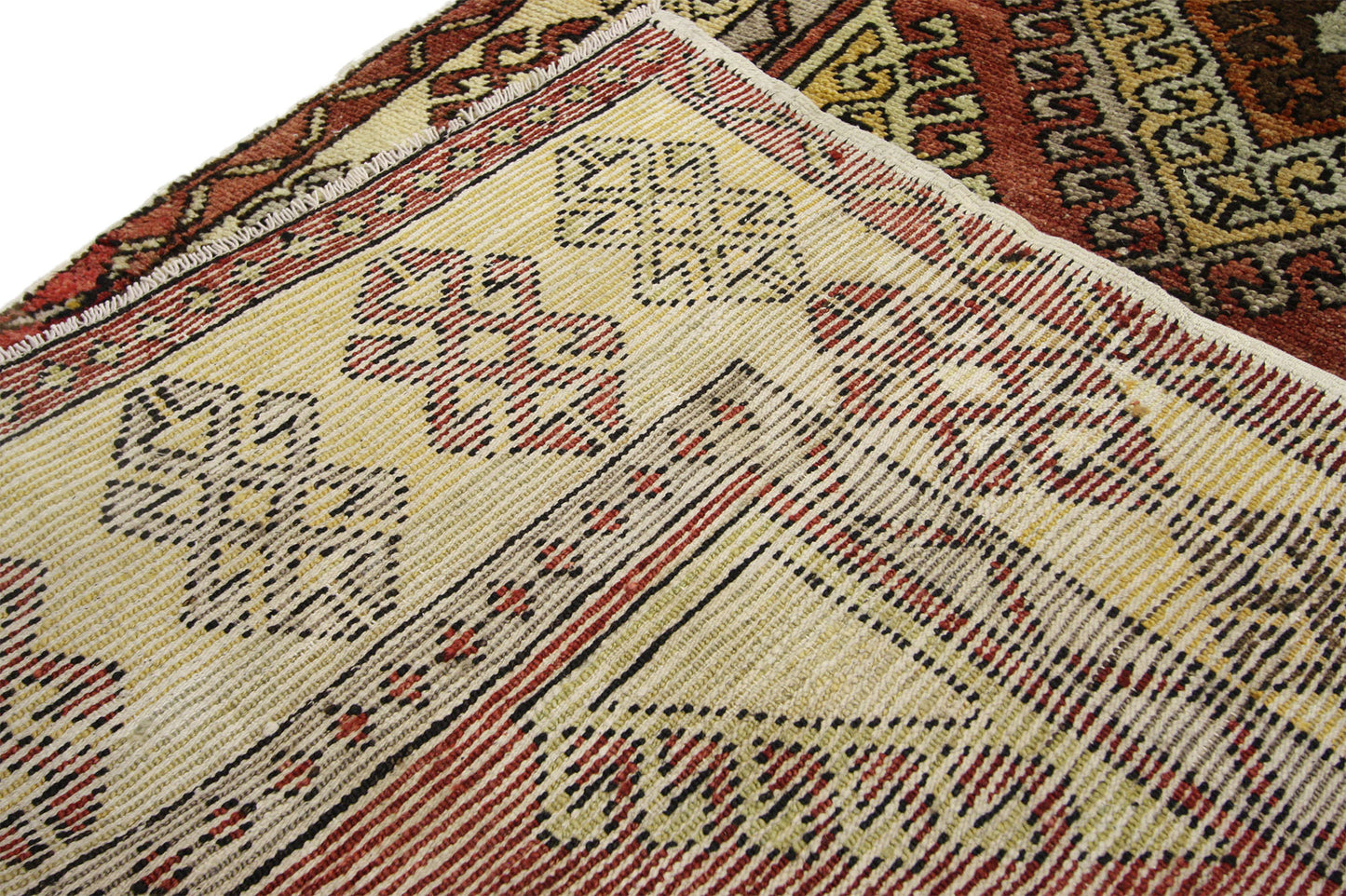 4 x 9 Vintage Turkish Oushak Rug 52412