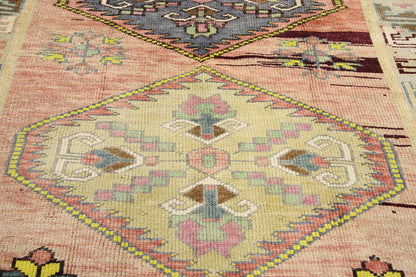 5 x 11 Vintage Turkish Oushak Rug 52414