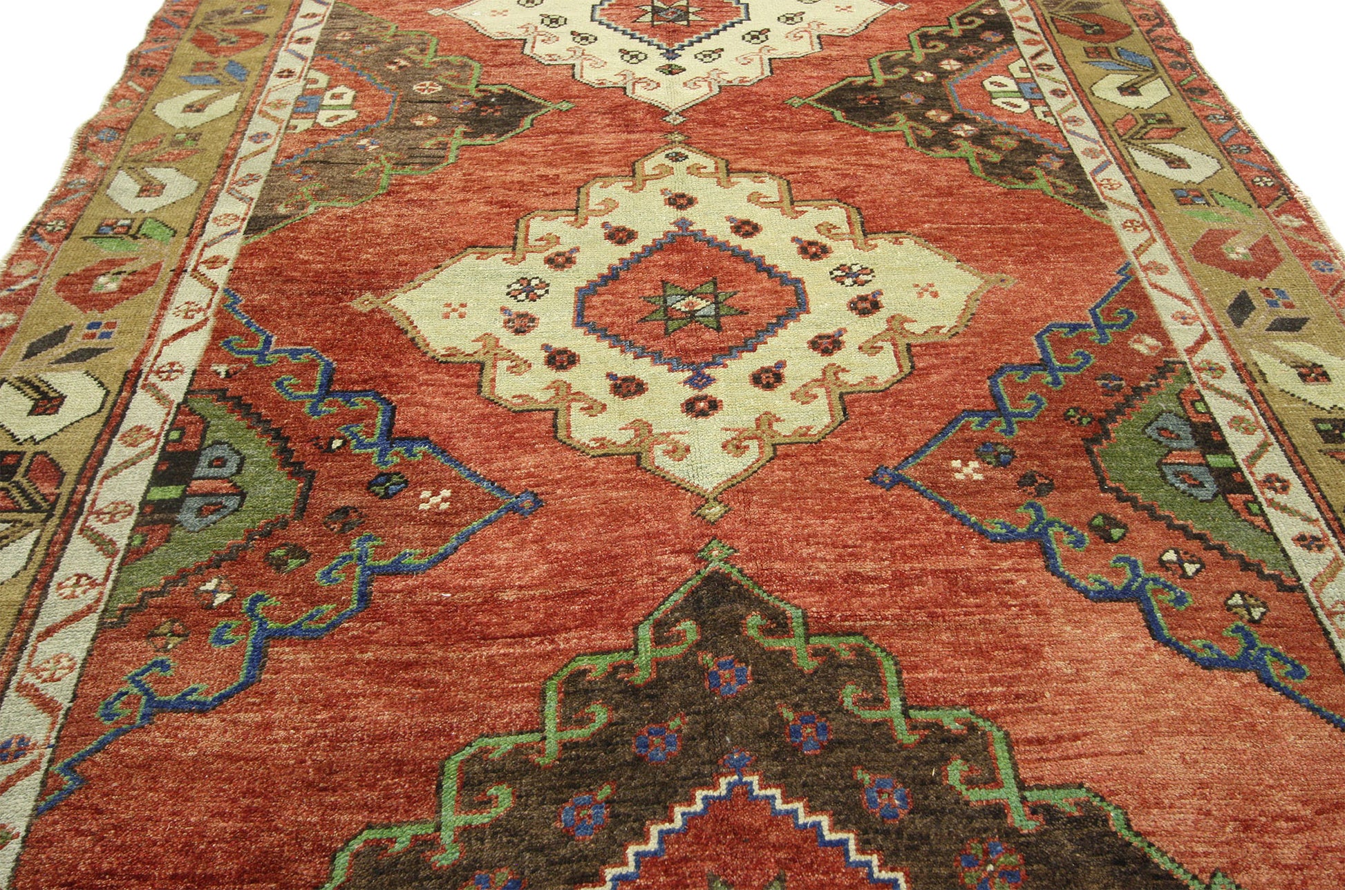 5 x 13 Vintage Oushak Rug 52417