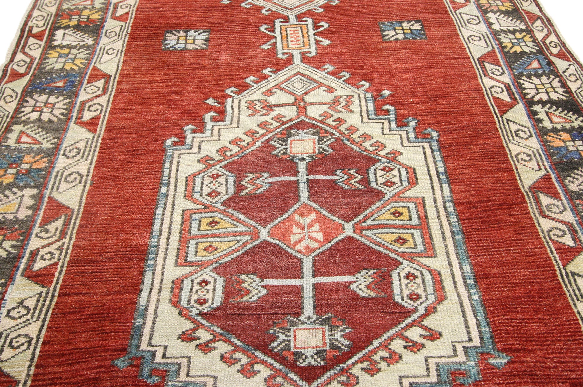 5 x 11 Vintage Turkish Oushak Rug 52418