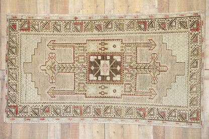 3 x 6 Vintage Turkish Oushak Rug 52421
