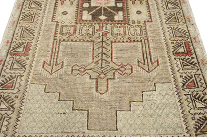 3 x 6 Vintage Turkish Oushak Rug 52421