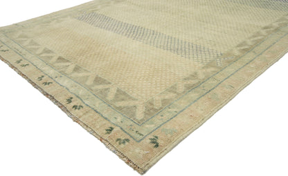 4 x 6 Vintage Turkish Oushak Rug 52423