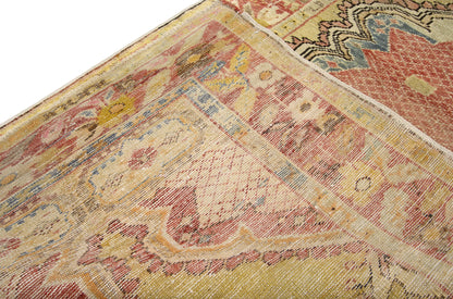 3 x 6 Vintage Turkish Oushak Rug 52424