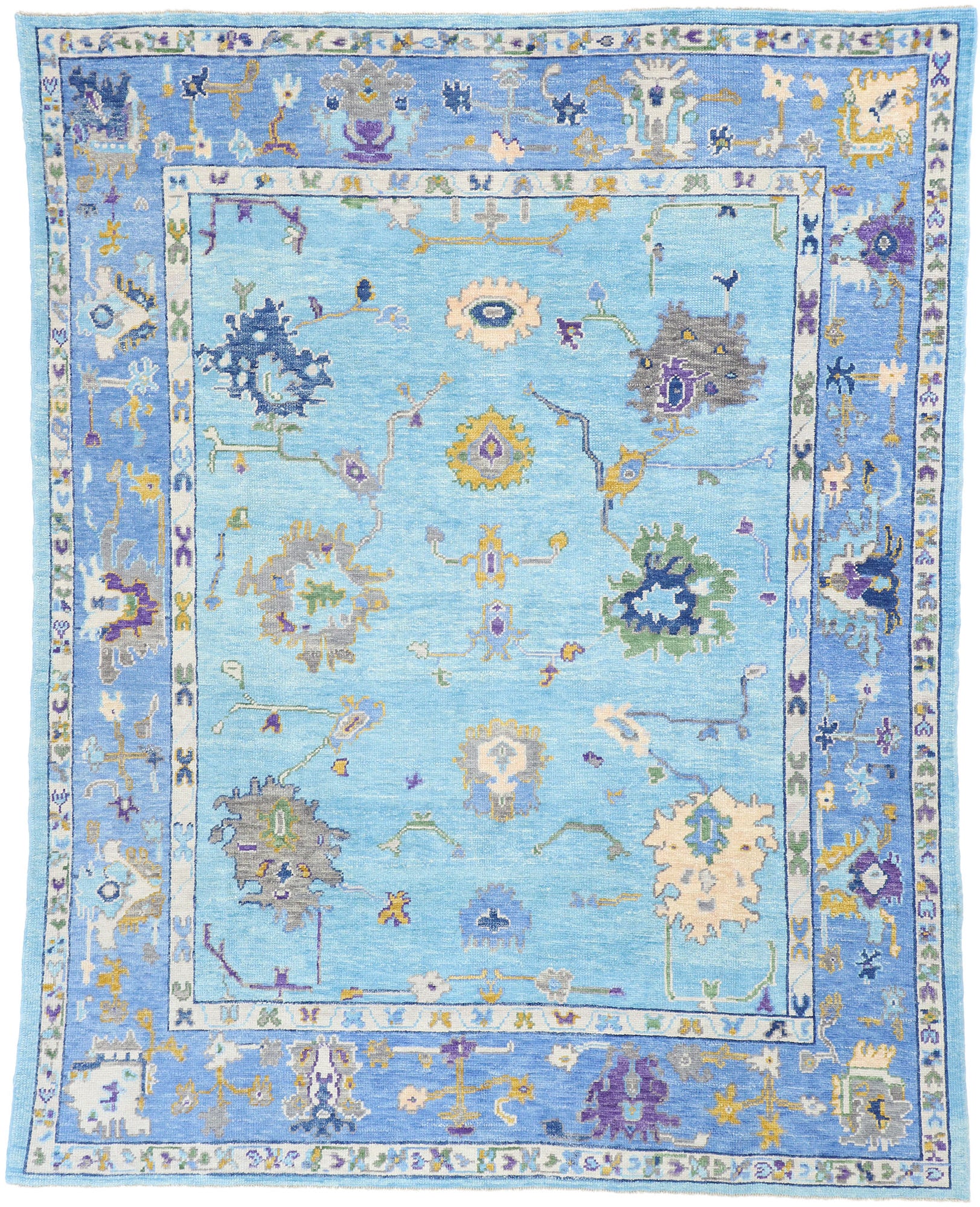 8 x 11 Oushak Rug 52428