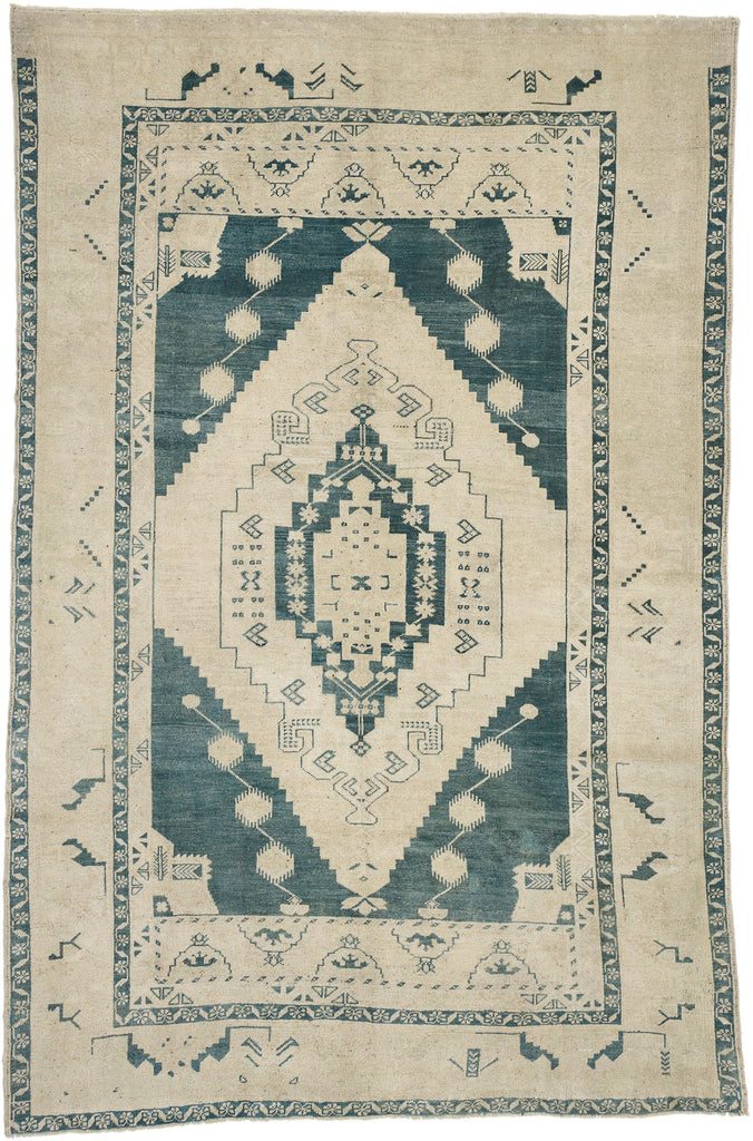 5 x 8 Vintage Oushak Rug 52433