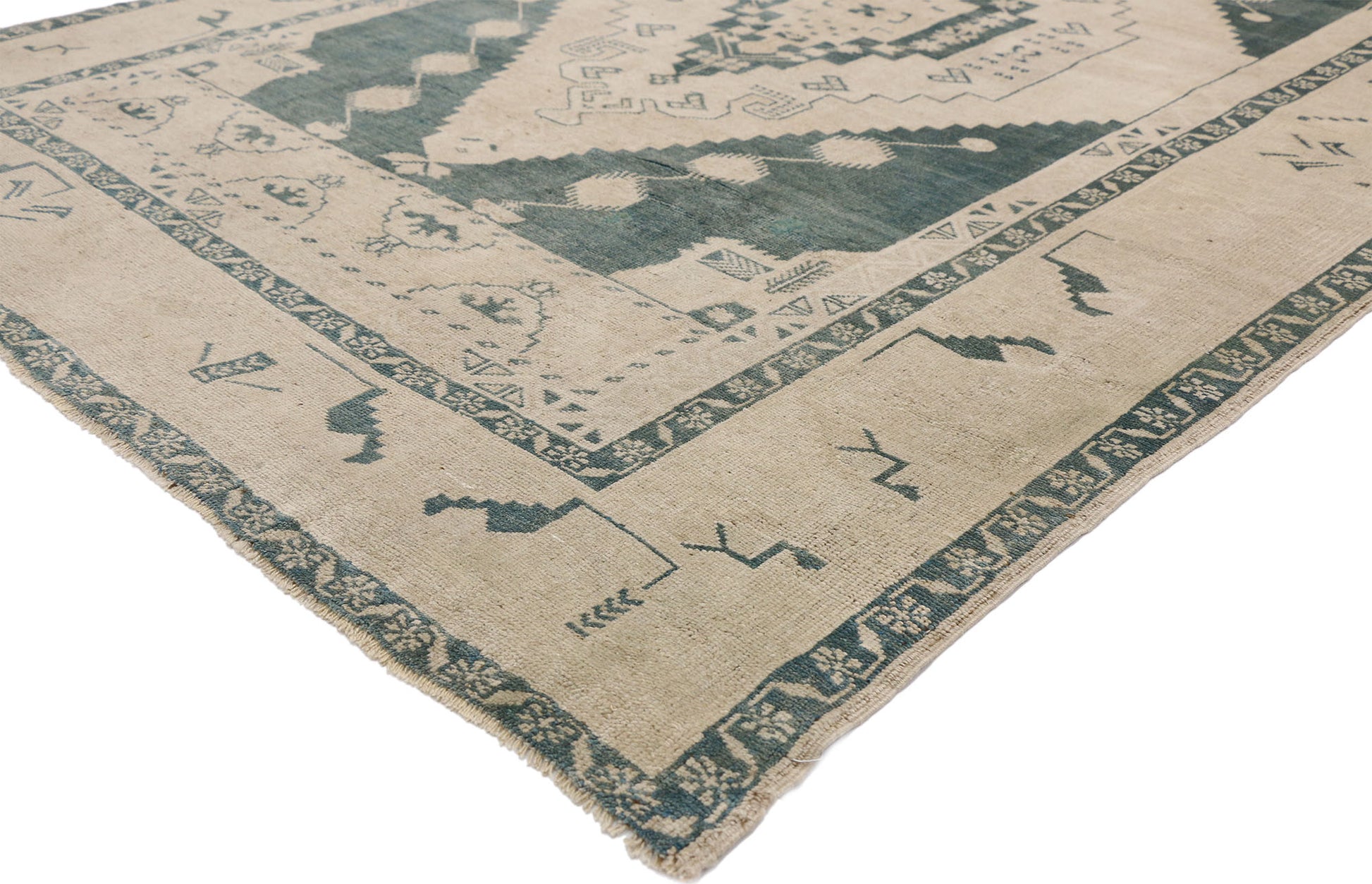 5 x 8 Vintage Oushak Rug 52433