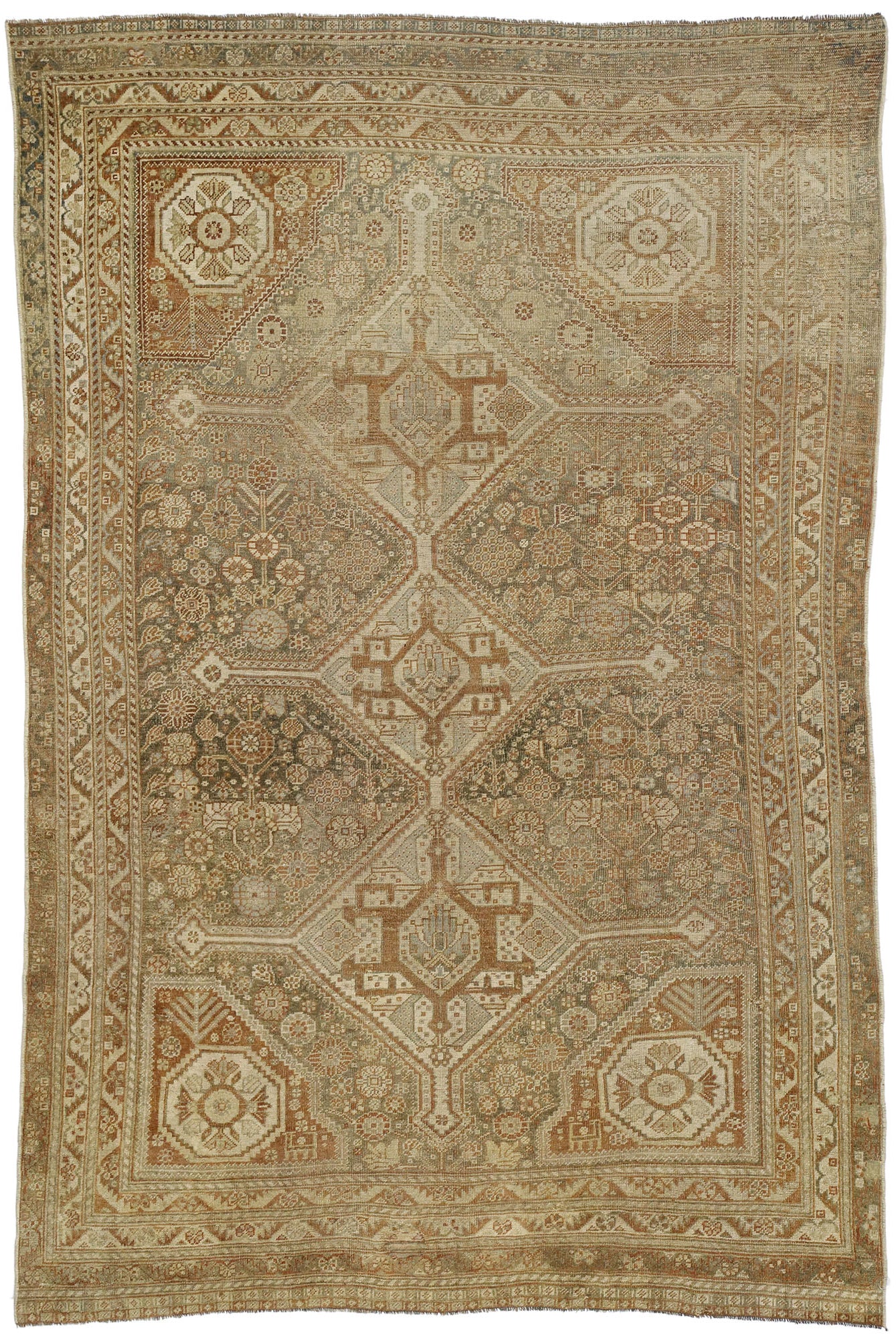 5 x 8 Antique Shiraz Rug 52434