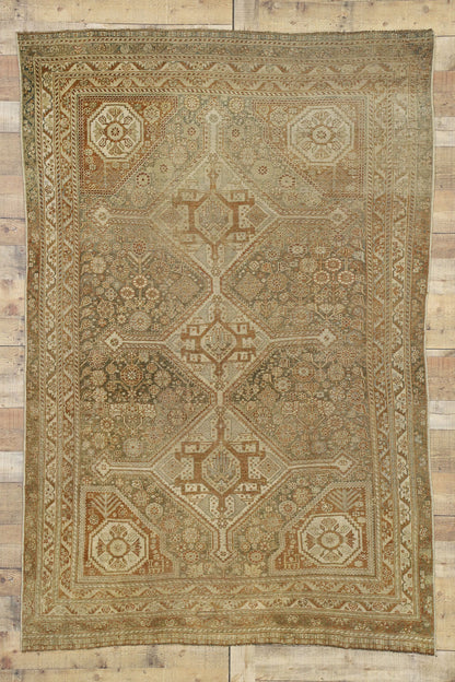5 x 8 Antique Shiraz Rug 52434