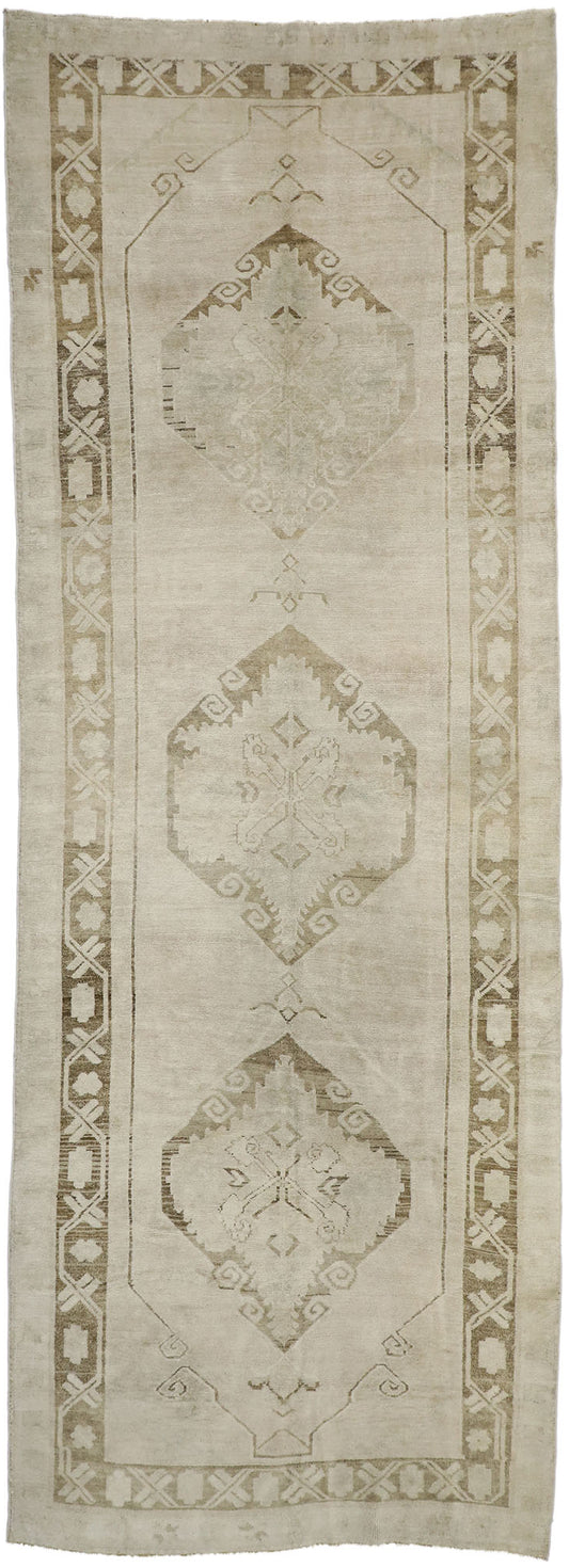 5 x 12 Vintage Turkish Oushak Rug 52437