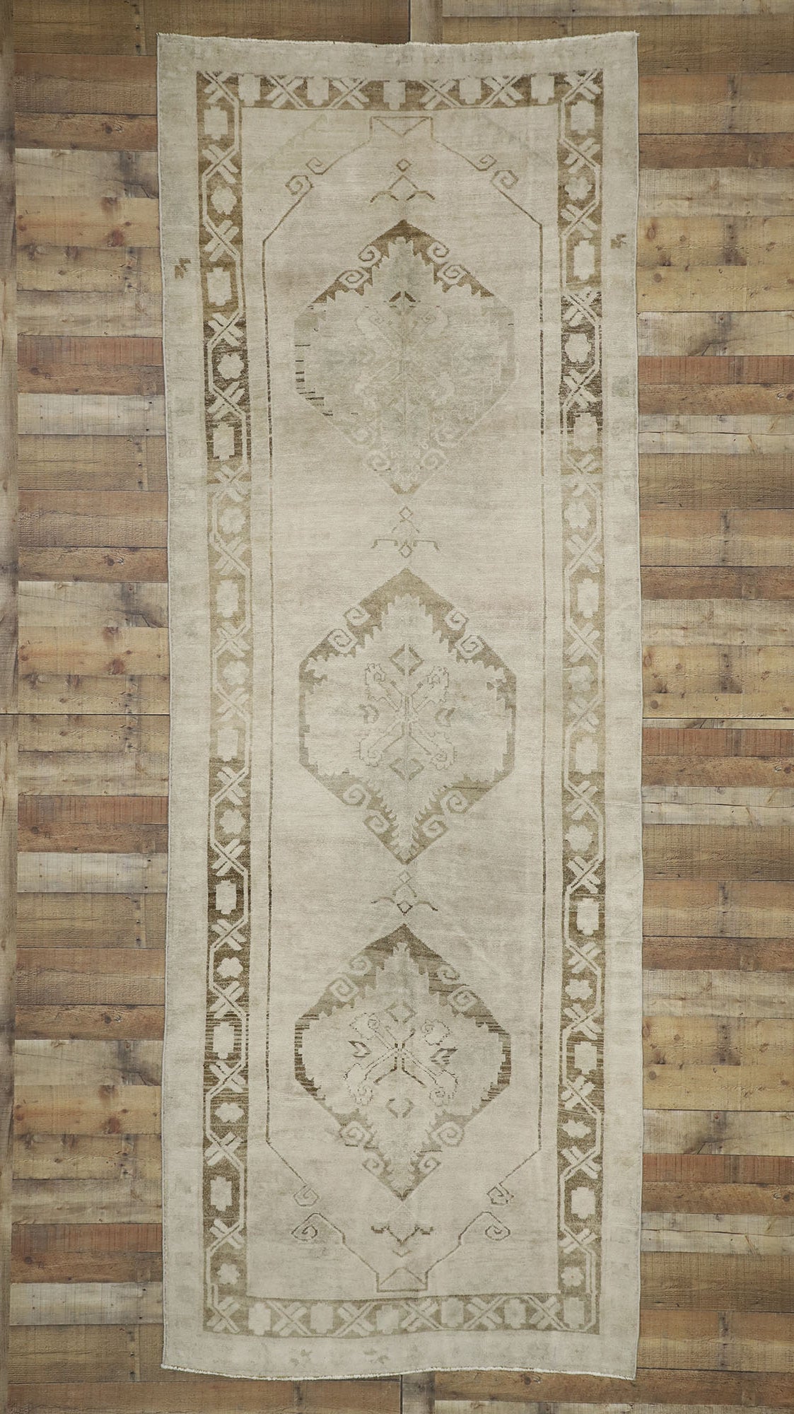 5 x 12 Vintage Turkish Oushak Rug 52437