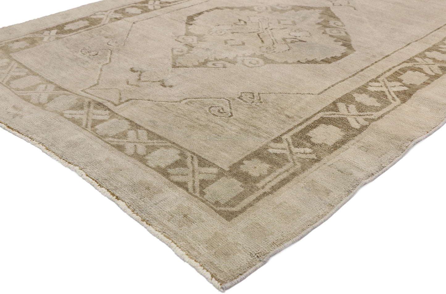 5 x 12 Vintage Turkish Oushak Rug 52437