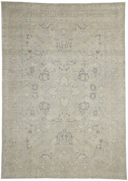 8 x 11 Vintage Turkish Oushak Rug 52438
