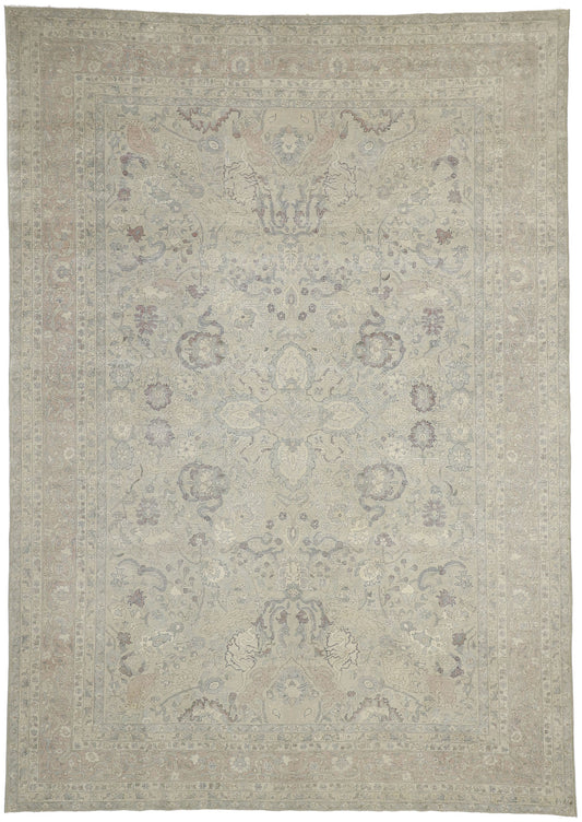 8 x 11 Vintage Turkish Oushak Rug 52438
