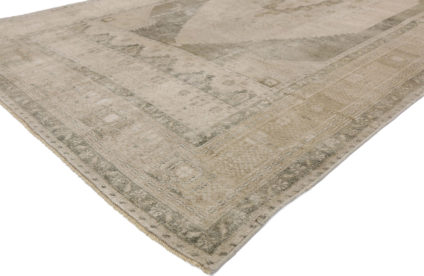 5 x 9 Vintage Turkish Oushak Rug 52441