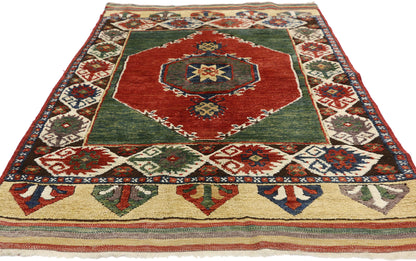 3 x 5 Vintage Turkish Oushak Rug 52444