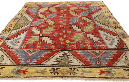 4 x 5 Antique Oushak Rug 52445