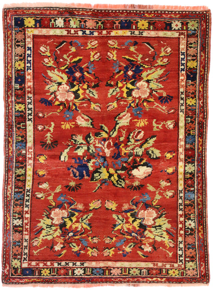 3 x 5 Vintage Oushak Rug 52449