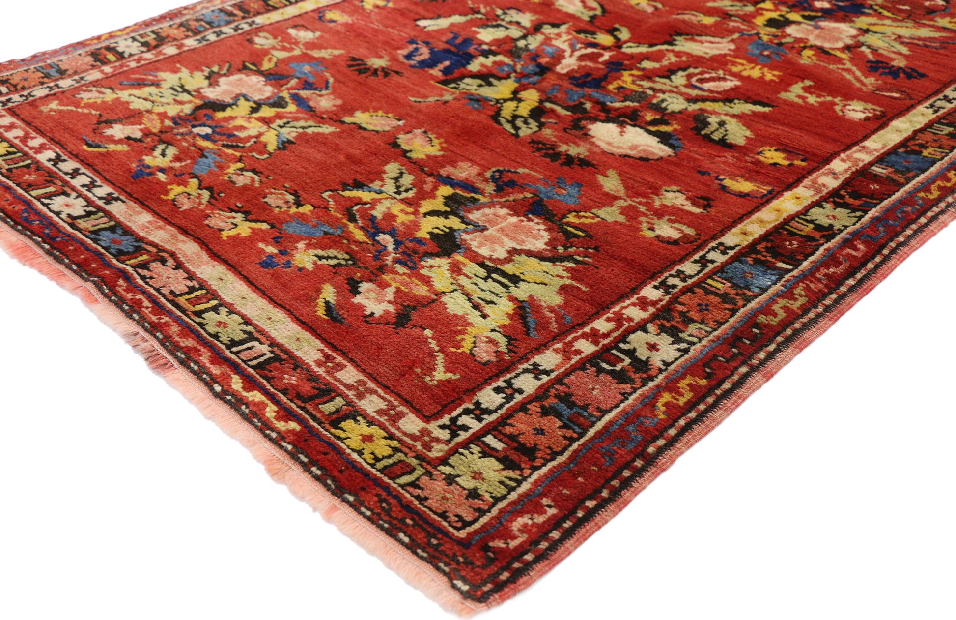 3 x 5 Vintage Oushak Rug 52449