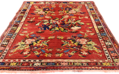3 x 5 Vintage Oushak Rug 52449