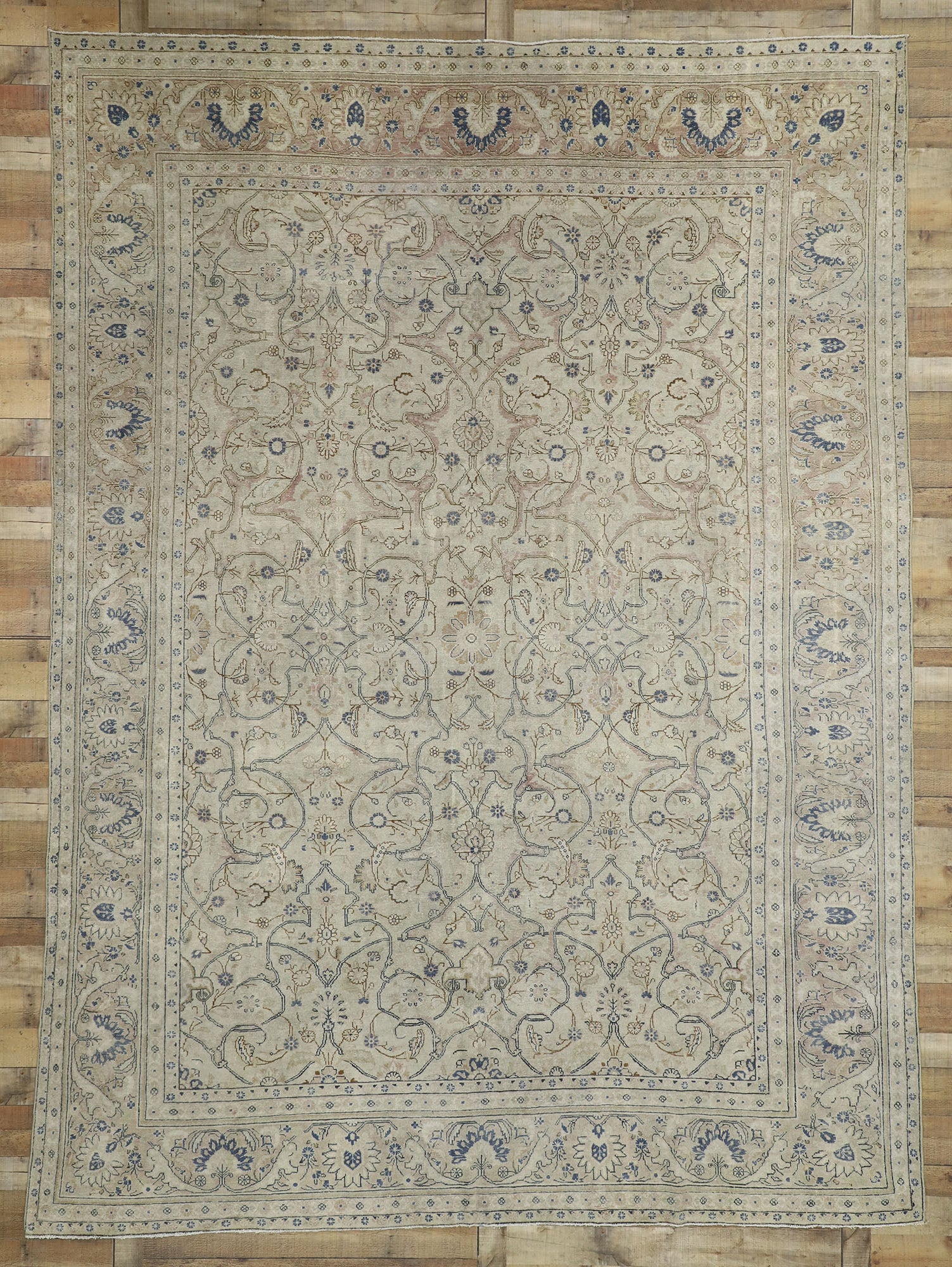 10 x 13 Antique Persian Malayer Rug 52452