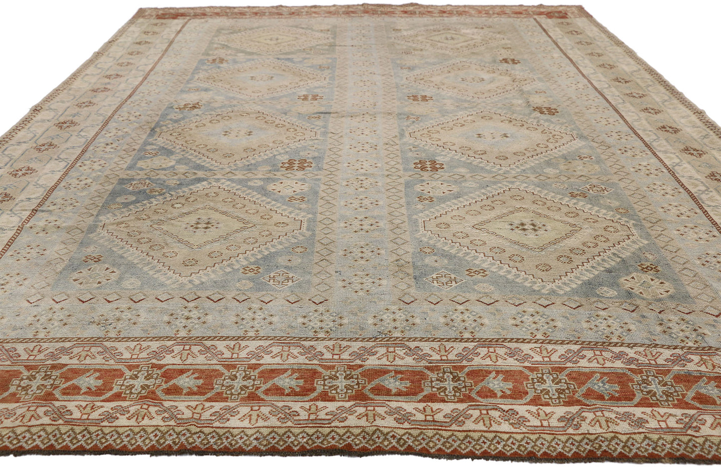 7 x 11 Antique Persian Shiraz Rug 52453