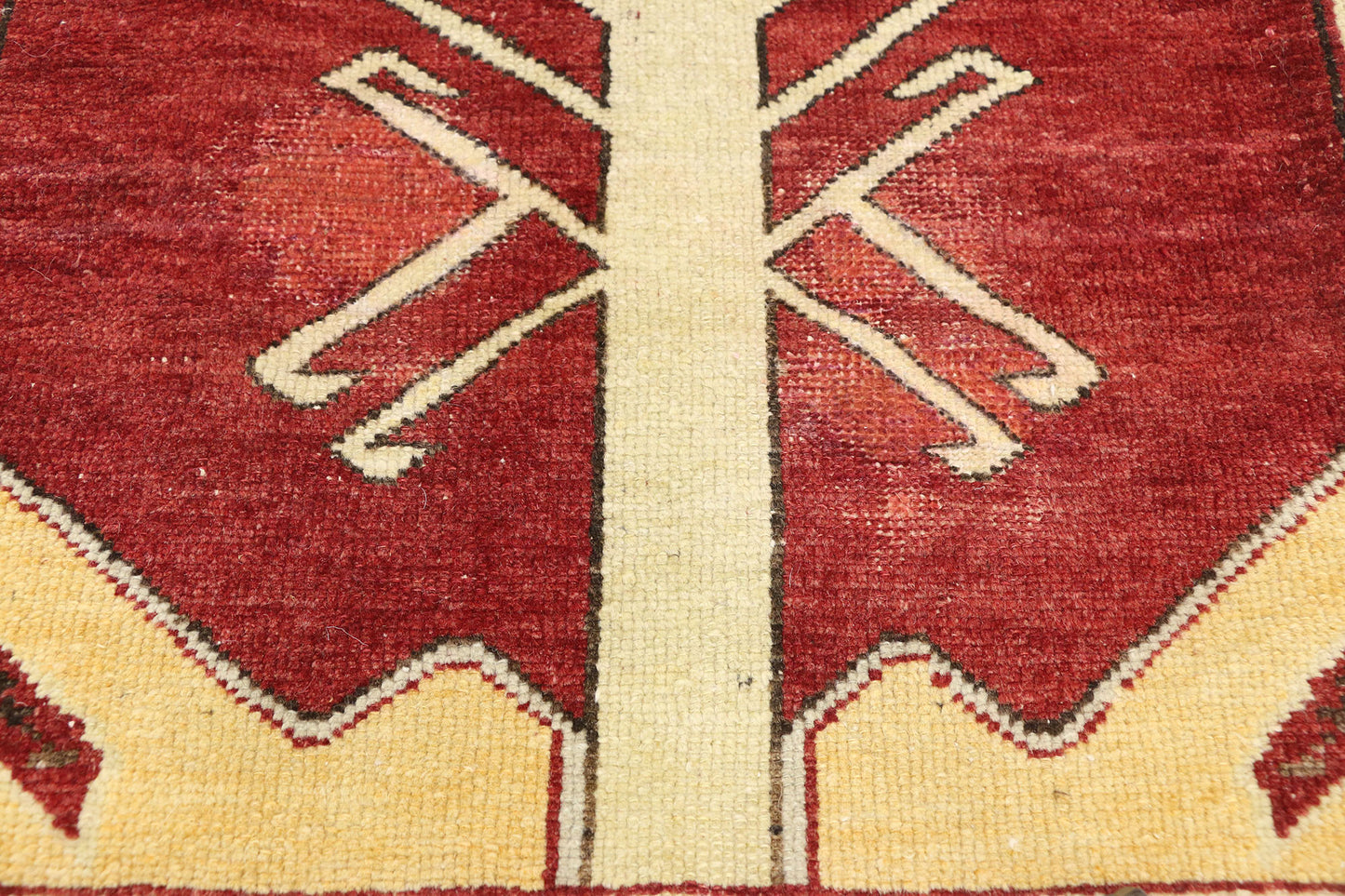 2 x 4 Vintage Turkish Oushak Prayer Rug 52454