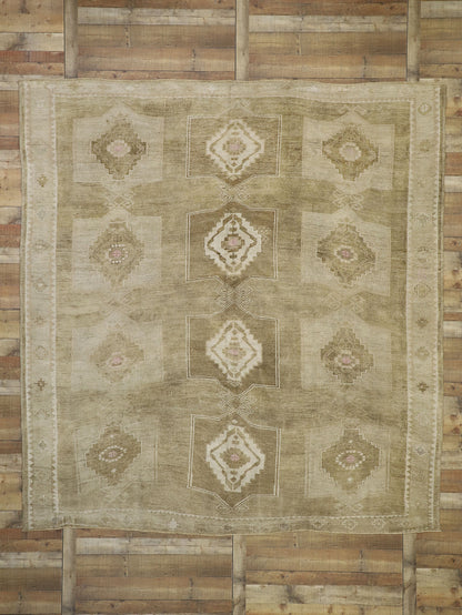 10 x 11 Vintage Turkish Kars Rug 52456