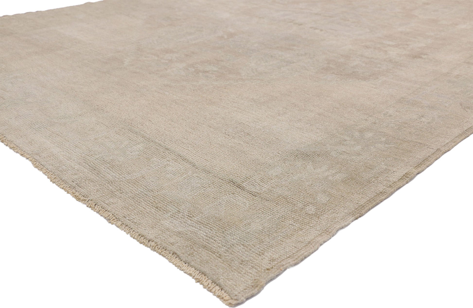 6 x 8 Vintage Turkish Oushak Rug 52457