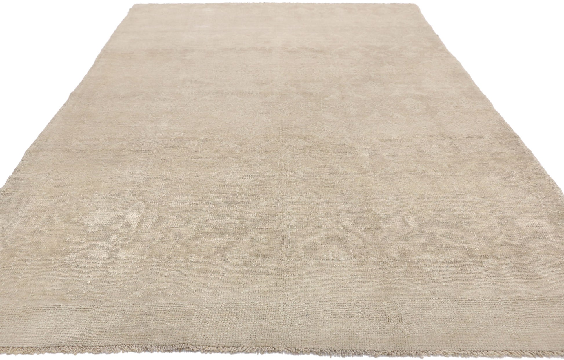 5 x 9 Vintage Turkish Oushak Rug 52459