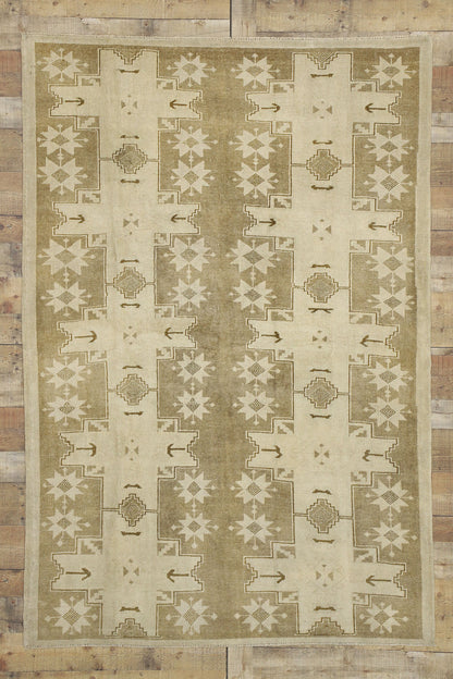 5 x 7 Vintage Oushak Rug 52464