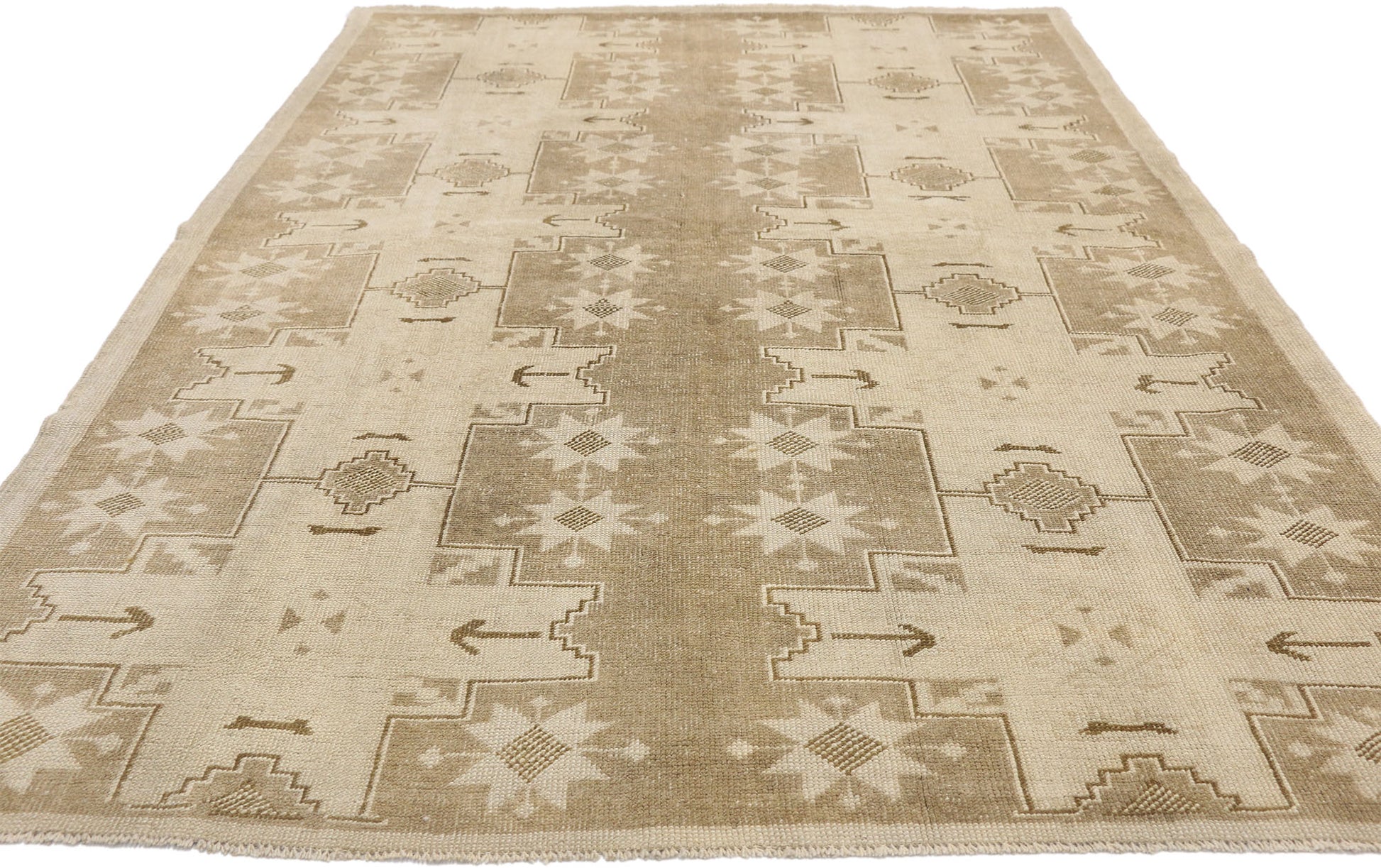 5 x 7 Vintage Oushak Rug 52464