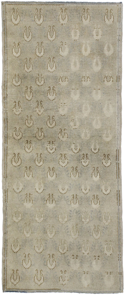 3 x 7 Vintage Oushak Rug 52468