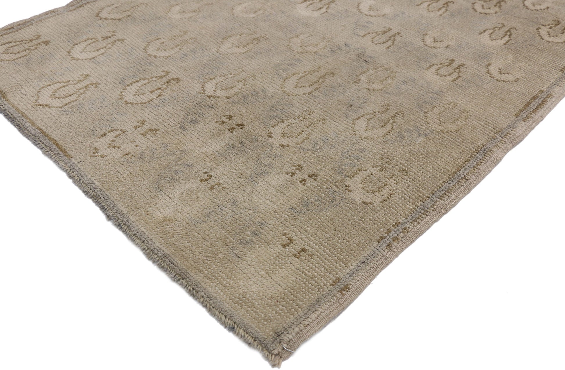 3 x 7 Vintage Oushak Rug 52468