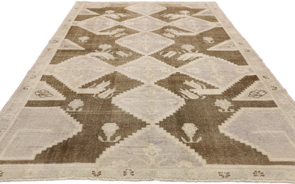 5 x 9 Vintage Turkish Oushak Rug 52469