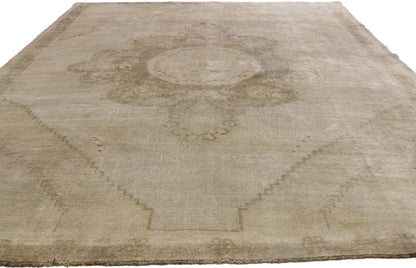 7 x 10 Vintage Turkish Oushak Rug 52471