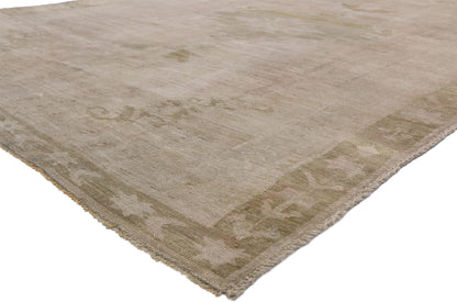 8 x 11 Vintage Turkish Oushak Rug 52472