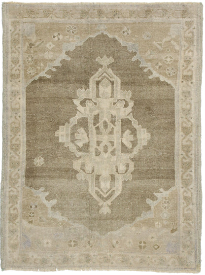 3 x 4 Vintage Oushak Rug 52476