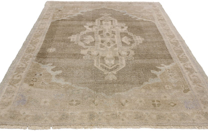3 x 4 Vintage Oushak Rug 52476